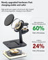 4 in 1 Wireless Charging Station with Light for Apple,Magnetic Wireless Charger Stand for iPhone 15/14/13/12,Apple Watch Series 9/8/7/Ultra 2/SE 2...