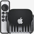 for Apple TV (Black and Dark Gray Apple TV Mount Plus Black Case)...