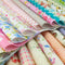 flic-flac Quilting Fabric Squares 100% Cotton Precut Quilt Sewing Floral Fabrics for Craft DIY (4 x 4 inches, 240pcs)...