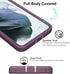 Dahkoiz for Samsung Galaxy S21 FE 5G Case, and Glass Screen Protector, Dust Proof Port Cover, Full Body Protection Durable Rubber Cover Phone Case...