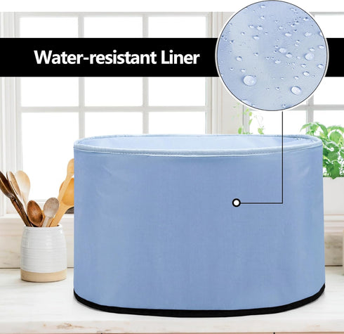 YARWO Dust Cover Compatible with Ninja 5 QT Air Fryer Pro 4-in-1 (AF141), Deep Fryer Cover with Zipper Pocket and Wipe Clean Liner for Kitchen App...