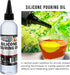 U.S. Art Supply Silicone Pouring Oil - 6-Ounce - 100% Silicone for Dramatic Cell Creation in Acrylic Paint...