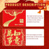 Chinese Red Envelopes 2024 Year of The Dragon Red Packet Spring Festival Lucky Money Packets for Lucky Money Envelopes New Year Wedding. (large 24...
