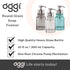 OGGI Glass Foaming Soap Dispenser - 10oz Capacity, Round, Heavy Glass - Stylish Refillable Foaming Hand Soap Dispenser, for Bathroom and Kitchen, ...