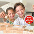Math Domino Game for 1st & 2nd Grade | Wooden Algebra Dominoes Plus/Minus | Educational Learning Toy for Kids 6+ | Classroom, Homeschool & Teachin...