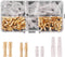 Kinstecks 120PCS 3.9mm Bullet Connectors Kit Brass Bullet Male & Female Wire Terminals Connector with Insulation Cover for Motorcycle Motorbike Ca...