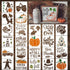 24 Pc Fall Stencils for Painting on Wood 3 inch - Holiday and Fall Stencils for Crafts Reusable for DIY Decoration Ornaments Cards Signs Fabric Wi...