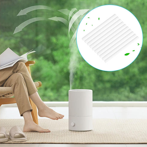 Filter Cotton Sticks, 10Pcs Mini Portable Humidifier Diffuser Cotton Sticks Filter Replacement Personal USB Humidifier Replacement Sponges Refill ...