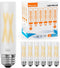 Dimmable T10 Frosted Led Bulb 6W, E26 LED Tubular Bulb 60 Watt Equivalent, 6 Pack 3000K LED Edison Light Bulbs, 4.72 inch Vintage Style, for Wall ...
