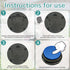 4 Recordable Buttons with Rubber Mat and 25 Stickers - Record and Playback Any Custom Message to Teach Your Dog Voice What They Want...