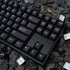 mintcaps Black Translucent Keycaps Cherry Profile Doubleshot Keycap Set 121 Keys Custom Keyboard Keycaps for 60% 65% 75% Cherry MX Mechanical Keyb...