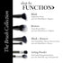 LAURA GELLER Full Face Powder Makeup Brush with Wooden Handle in Midnight Black – Foundation, Setting Powder, Blush, Bronzer, Highlighter and Lumi...