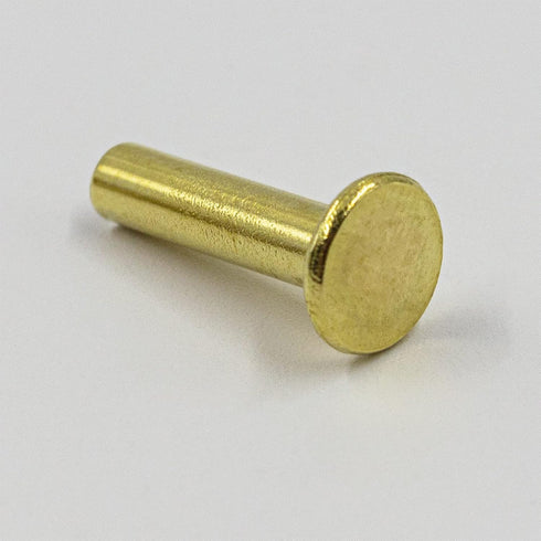 Cutlers Cutlery Rivets 5/16" x 5/8" Knife Making Handle Pins- Brass - 10 Sets...