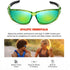 Polarized Sports Sunglasses for Men - UV400 Baseball Running Cycling Golf Glasses...