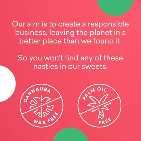 Candy Kittens Wild Strawberry Plant-Based Candy - Palm Oil Free, No Artificial Colors or Sweeteners, Natural Fruit Flavour Candy - Gummy Chewy Gou...
