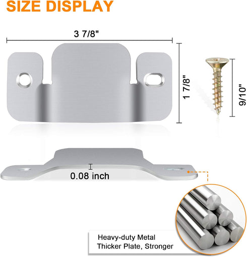 Sectional Sofa Connector Bracket, Sectional Couch Connectors Bands for Sectionals,Furniture Connectors with Screws,4 Pieces...