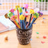 Yansanido Pack of 10 Colorful 7.28 Inch Length Random Cartoon Eraser Pencils, Cute Pencils for Office, School Supplies Students Children Gift (10)...