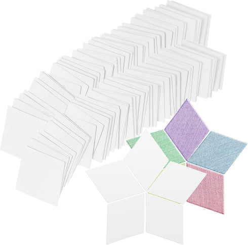 Paper Piecing for Quilting DIY Patchwork Sewing Crafts 300Pcs Paper Piecing Quilting Templates Quilting Patchwork Sewing Pattern Papers Quilting C...