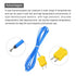MECCANIXITY 3pcs K Type Thermocouple Mini Connector Temperature Sensor Probes PTFE 10ft -50 to 260°C(-58 to 500°F), Blue...
