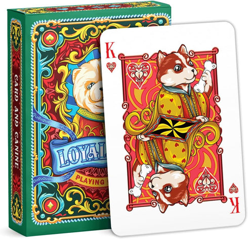 Loyal Dog Playing Cards for Adults Teens Family Royalty Animal Themed Card Gifts...