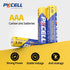 PKCELL AAA Batteries,3A R03P UM4 Battery,1.5V AM4 AAA Carbon Zinc Single Use Triple A Batteries for LED Candles Clock Remote Controls Flashlights ...