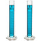 100ml Graduated Cylinder, Borosilicate 3.3 Glass, Single Metric Scale, Class B, Karter Scientific 246I7 (Pack of 2)...