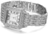 Halukakah Men's Diamond Watch - HORIZON - Iced Out 18K Real Gold/Rose Gold/Platinum White Gold Plated 33MM Width Square Dial Quartz Wristband 8",C...