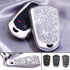 Royalfox(TM) 4 5 6 Buttons 3D Bling keyless Entry Remote Smart Key Fob case Cover for 2016-2019 Cadillac CT6, 2017-2019 XT5, 2014-2019 CTS, 2015-2...