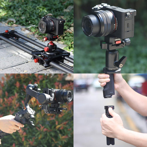 ULANZI Claw Quick Release Base Mount Upgraded Version Tripod QR Camera Mount Adapter Suitable for Tripod?Only Base Mount?...