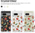 Christmas Clear Phone Case for Google Pixel 7, Christmas Red Heart Pattern Case Cover Soft Slim Shockproof Cover Boys Girls Phone Case for Google ...