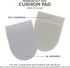 Felt Heel Cushion Pad 1/4" with Adhesive for Pain Relief - 4 Pairs...