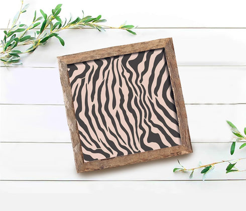 GSS Designs Zebra Stencils for Painting on Wood Canvas Paper Fabric Floor Wall Tile Zebra Skin Stencils 12x12Inch Reusable DIY Art and Craft Stenc...