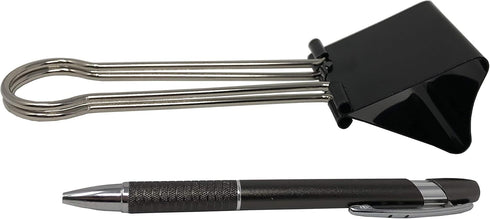 Binder Clips Super Extra Large 2-1/3in Black (2-Pack)...