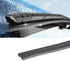 Silicone Windshield Wiper Blades Refills (Pack of 2), Adjustable Automotive Rubber Frameless Window Boneless Insert Wiper Blade Refill Universal f...