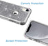 Hython Compatible with iPhone XR Case, Heavy Duty Full-Body Defender Protective Bling Glitter Sparkle Hard Shell Armor Hybrid Shockproof Silicone ...