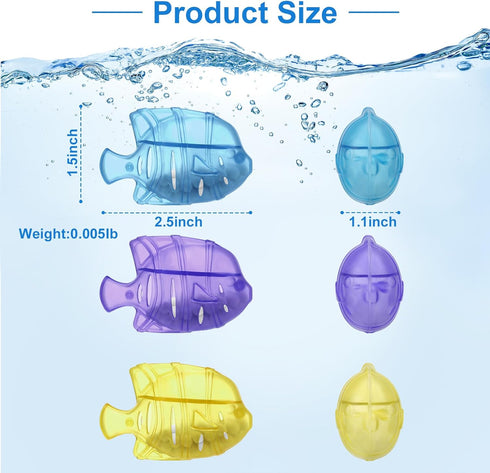 10PC Humidifier Cleaner Fish Universal Humidifier Tank Cleaner Works in All humidifiers and Fish Tanks Purifies Water, Prevent Hard Water Build-Up...