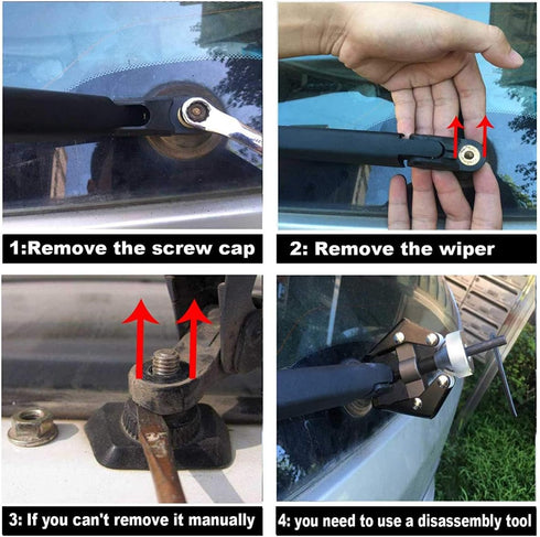 Rear Wiper Arm, AUTVAN For Chevy Malibu Maxx 2004-2007 Rear Windshield Wiper Arm and Wiper Blade, Cover new, OE:15216566...
