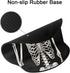 Britimes Ergonomic Mouse Pad with Wrist Support Black Human Skeleton Skull Non-Slip Rubber Base Mousepad for Home Office Gaming Working Computers ...
