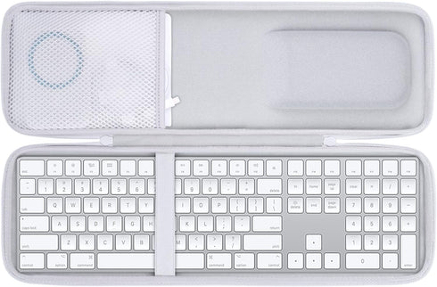 Aenllosi Hard Carrying Case Compatible with Apple Magic Keyboard with Numeric Keypad + Magic Mouse + Magic Trackpad...