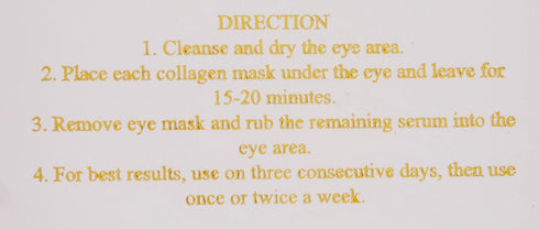 24K Gold Collagen Eye Patches...
