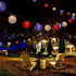 GOOTHY 8.5Ft Red White Blue Lantern String Lights, 4th of July Decor Lights with 10 Red White Blue Lanterns Connectable Patriotic Outdoor Lanterns...
