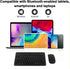 Bluetooth Keyboard and Mouse Combo Ultra-Slim Portable Rechargeable Compact Wireless Mouse Keyboard Set for Pad/iPad Pro/iPad Mini/iPad Air Mac OS...