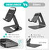 Cell Phone Stand for Desk Adjustable Portable Foldable Phone Holder Cradle Dock, Compatible with iPhone 15 14 13 Pro Max Mini, 12 11 XR X 8 7 6 Pl...