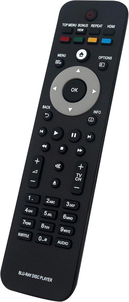 Replaced Remote fit for Philips BLU-RAY Disc Player BDP3000 BDP2500 BDP3000 BDP2500 NB545 NB545UD BDP3010 BDPP3020 P5005 /F7 BDP3406/F7 BDP5406/F7...