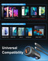 Car Charger, 38W 2-Port Fast Charging Cigarette Lighter USB-C Car Charger, iPhone Car Charger 2 Pack for iPhone 15 Plus/15 Pro/15 Pro Max/iPad Pro...