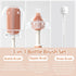 Baby Bottle Brush Set with 360° Rotating Long Handle Silicone Bottle Brush, Nipple Brush and Nylon Straw Brush, 3 in 1 Milk Bottle Cleaning Brush ...