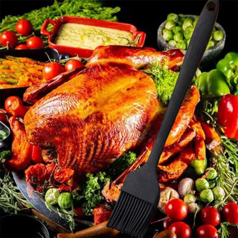 Pastry Brush-Silicone Basting Brush for Cooking,Heat Resistant Food Brush for BBQ,Food Grade Silicone Brush for Grill Baking/Spreading Marinade/Sa...