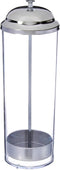 New Star Foodservice 26641 Stainless Steel Straw Dispenser, 3.5-Inch by 10.6-Inch, Clear...