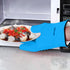 Heat Resistant Silicone Gloves for Cooking, Grilling, and BBQ Non-Slip Grip, Five-Finger Design with Inner Cotton Layer - Perfect for Handling Hot...