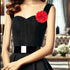 Dainty Red Rose Flower Brooch for Women Ladies, Delicate Hair Pin for Wedding Party Dance Banquet Ceremony – Versatile Floral Accessory for Clothi...